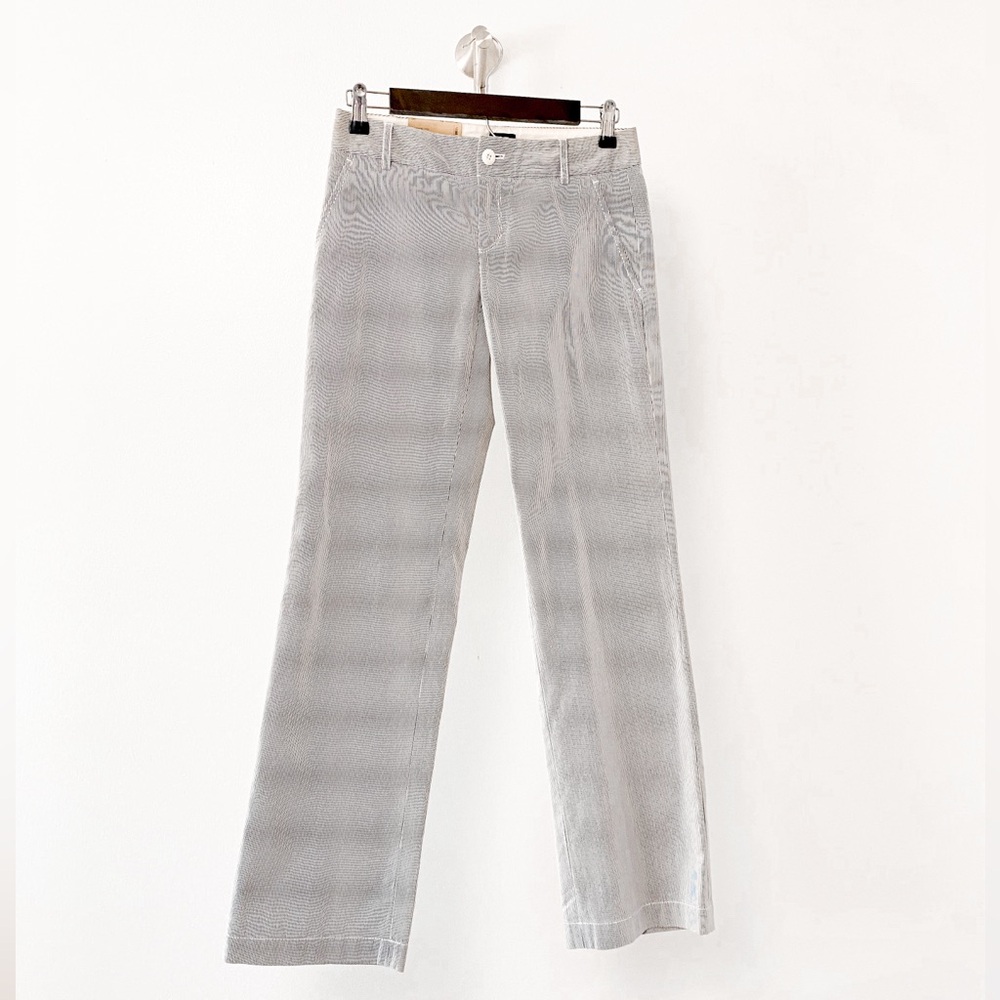 *NWT* Tommy Hilfiger Franklin Fit Micro Stripe Winter Preppy Chic‎ Flare Trouser